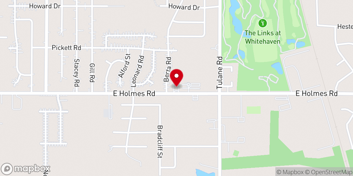 Map showing location of Maranatha Faith Temple
