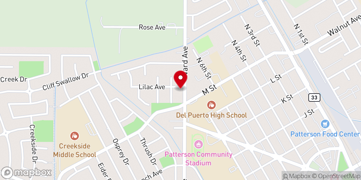Map showing location of Gods house
