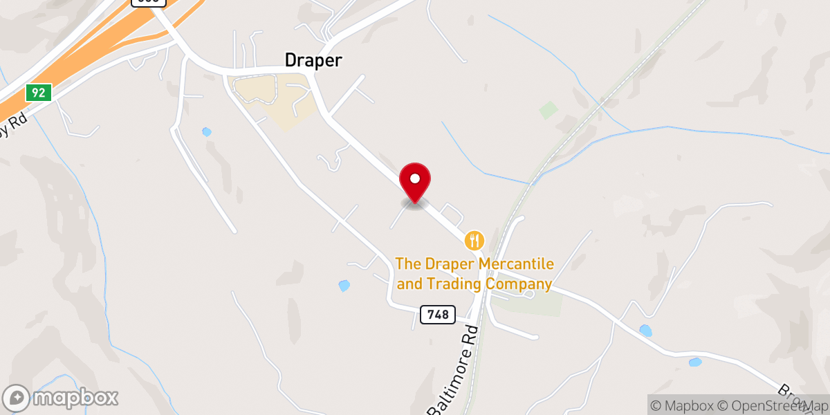 Map showing location of The Village Chapel