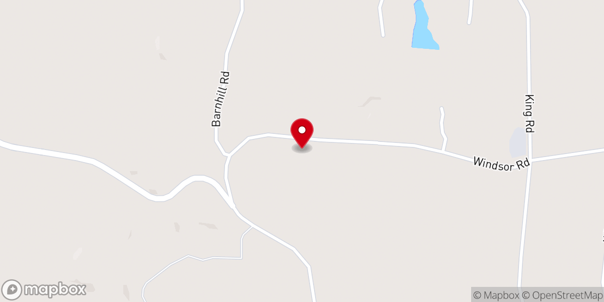 Map showing location of Oak Grove Church