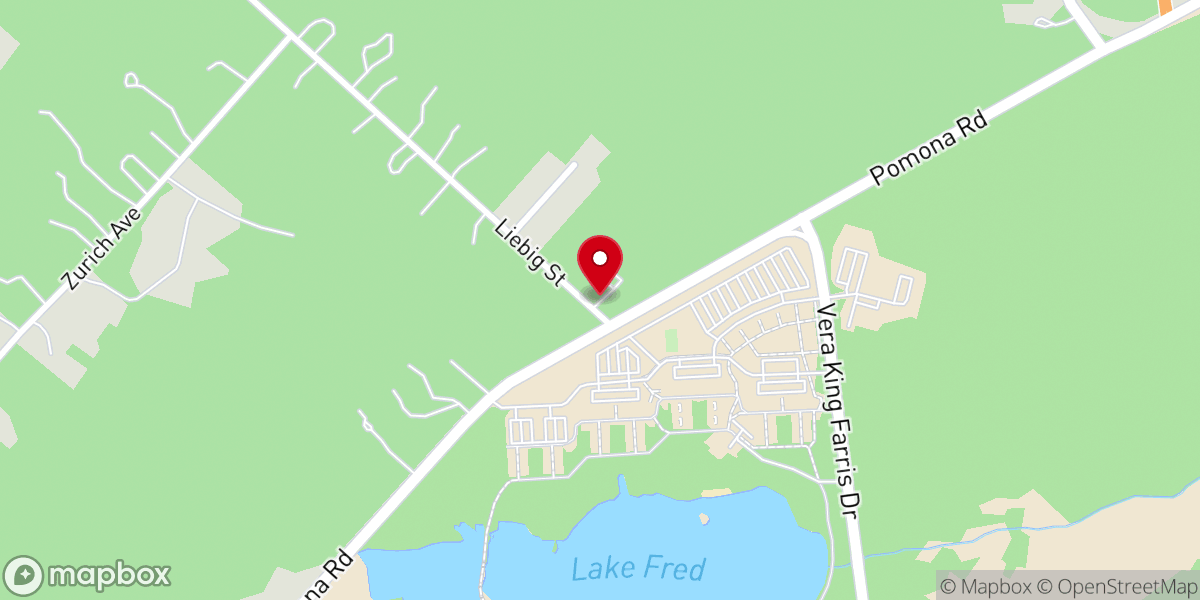 Map showing location of Unitarian Universalist Congregation