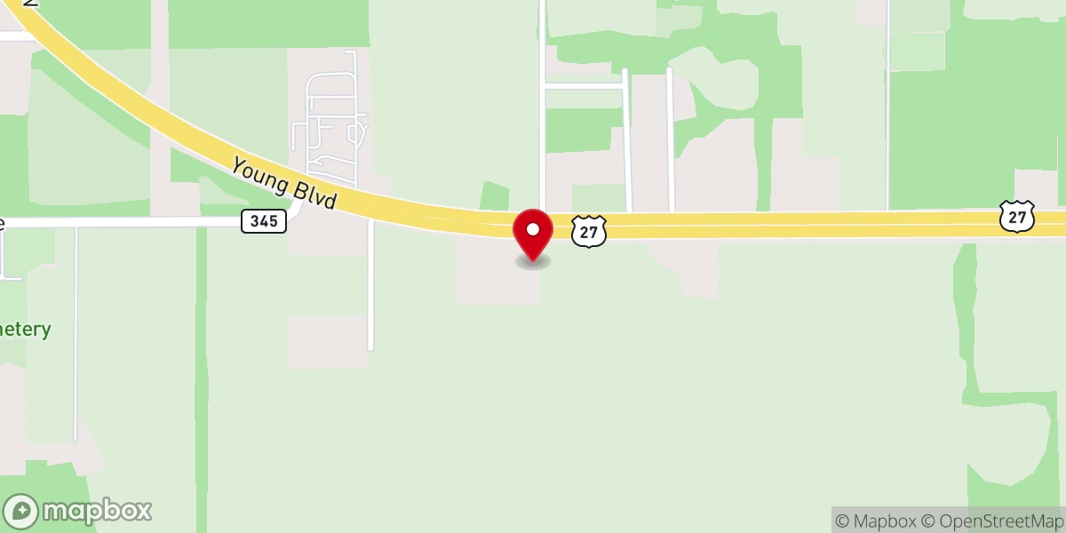 Map showing location of St John the Evangelist Catholic Church