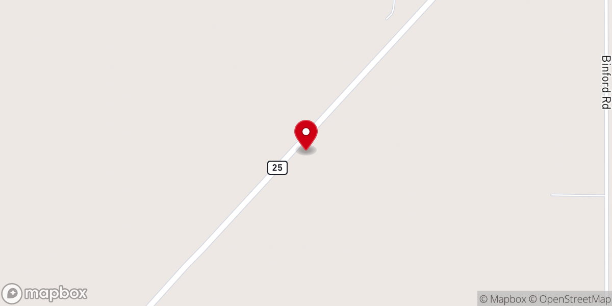 Map showing location of Newgrove Missionary Baptist Church