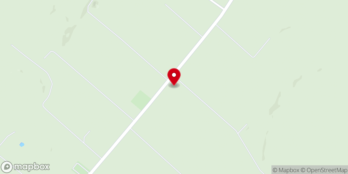 Map showing location of Allensville Mennonite Church