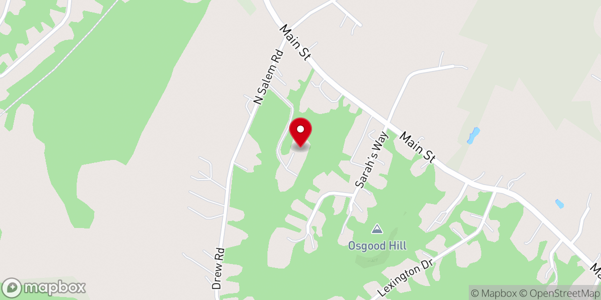 Map showing location of Island Pond Baptist Church