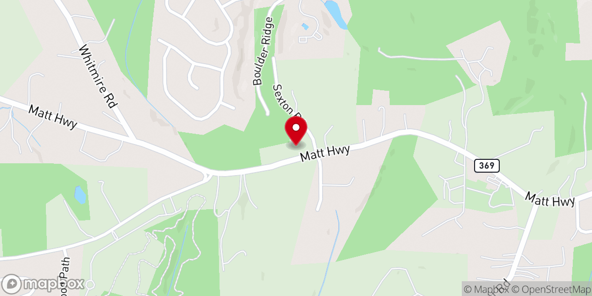 Map showing location of Hope Fellowship