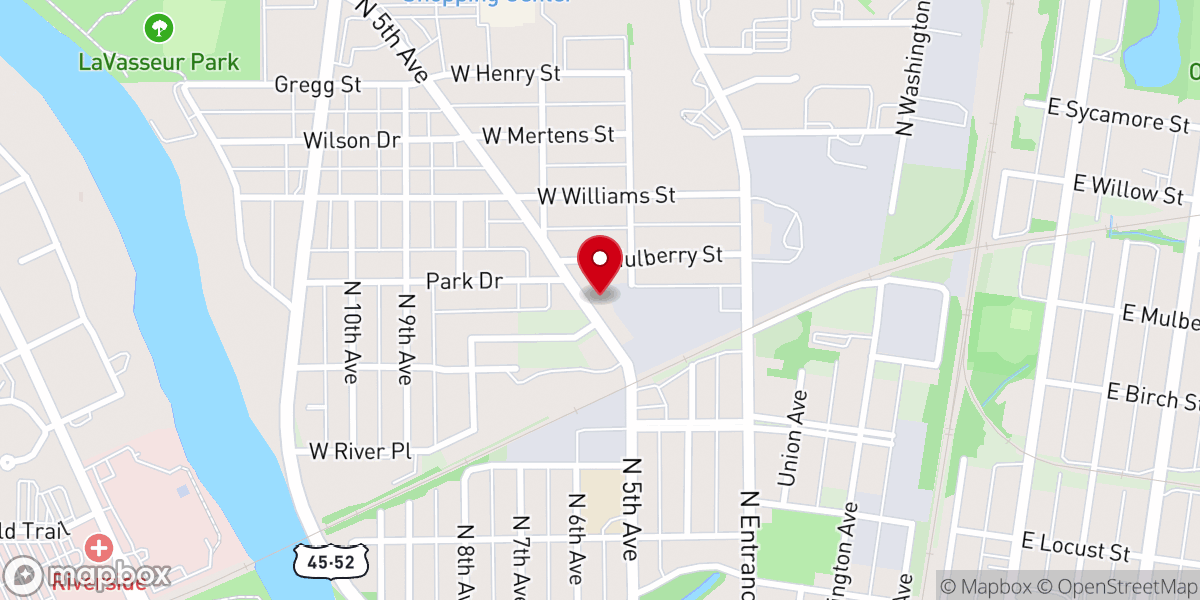 Map showing location of Gift Of God Street Church