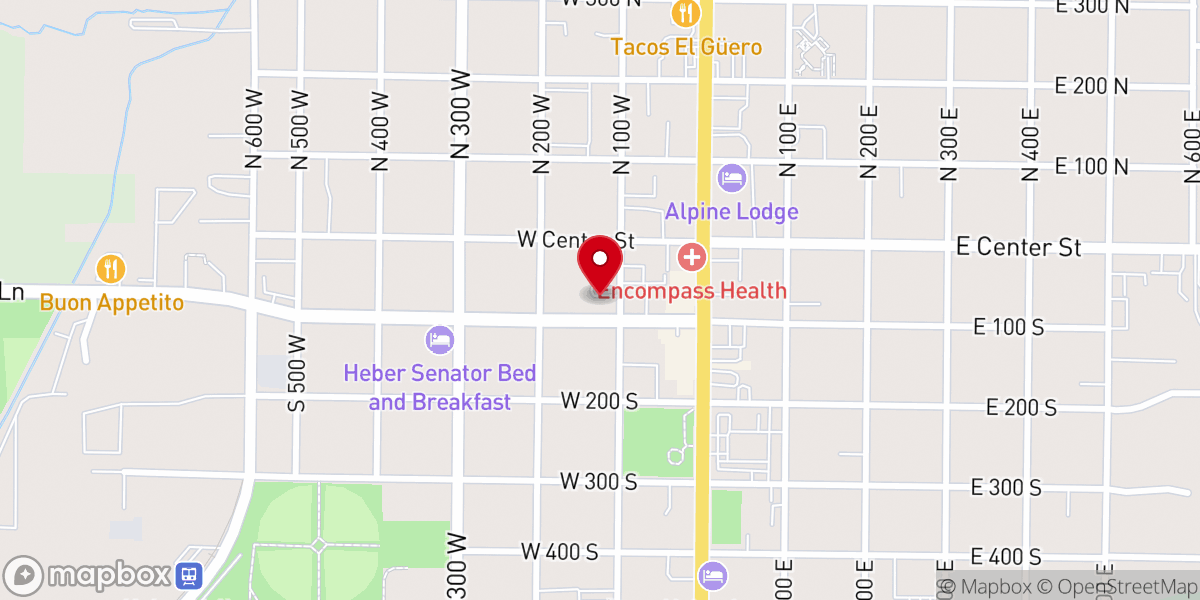 Map showing location of St Lawrence Thrift Store