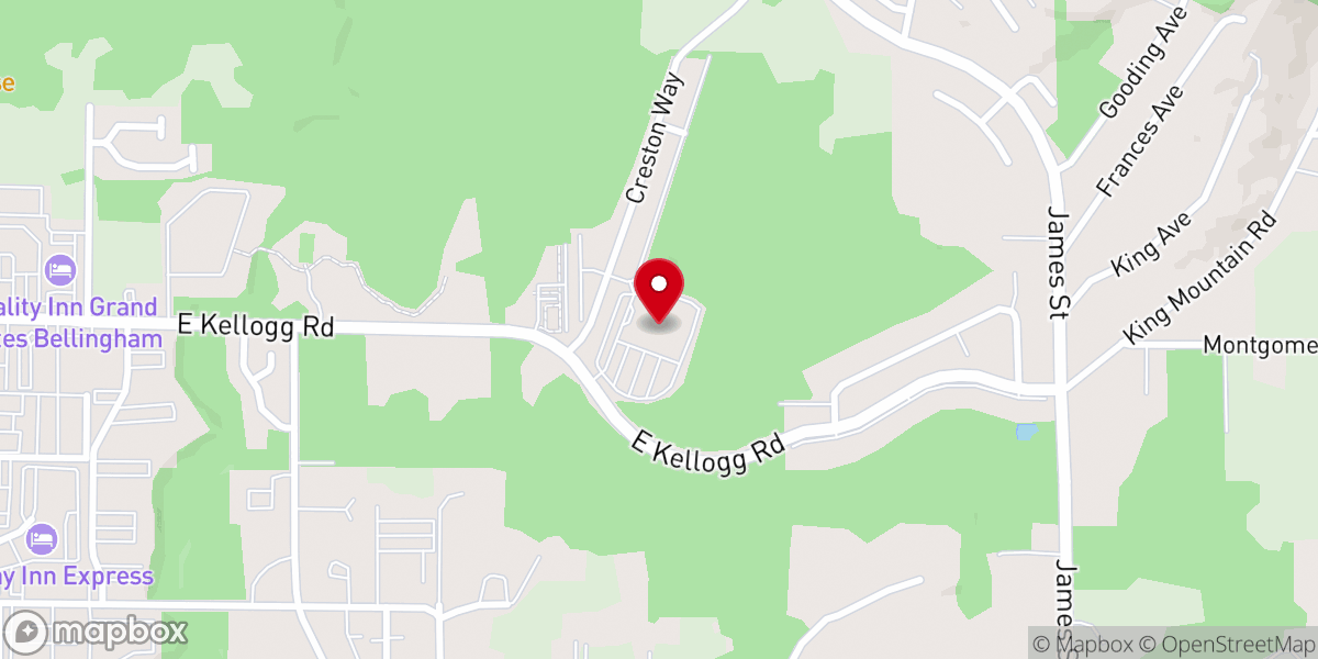 Map showing location of Spring Creek Bible Church