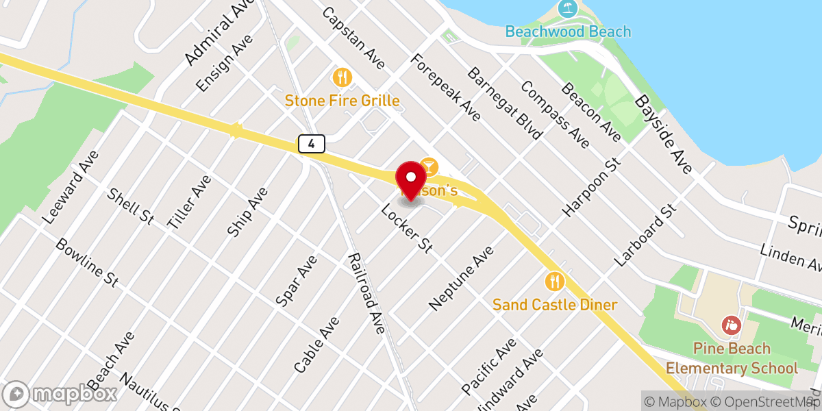 Map showing location of Saint Paul Lutheran Church