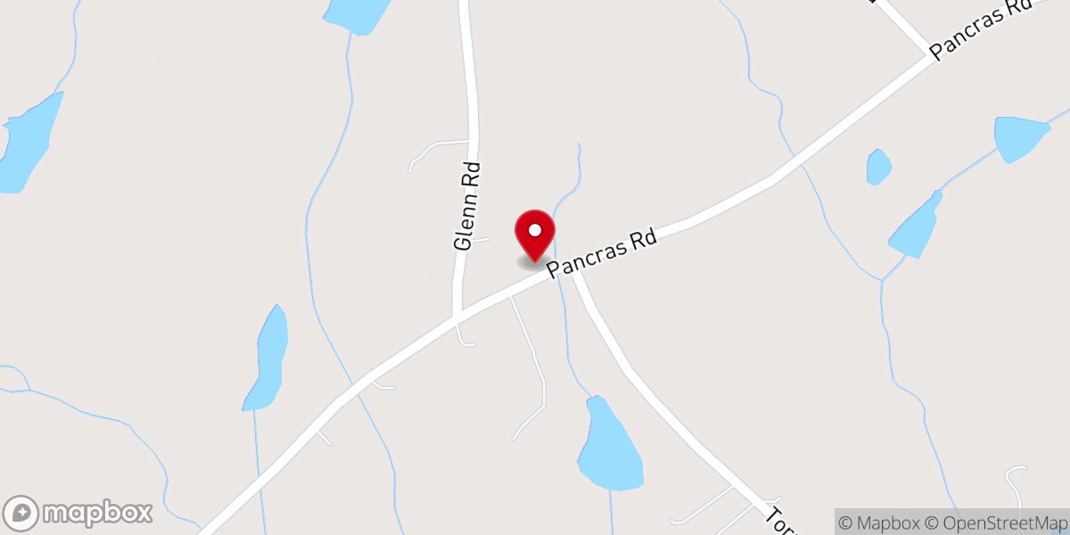 Map showing location of Torrance Chapel Baptist Church