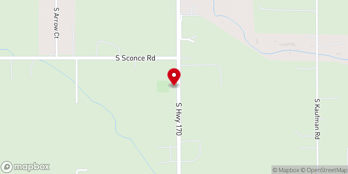 Map showing location of Smyrna Church