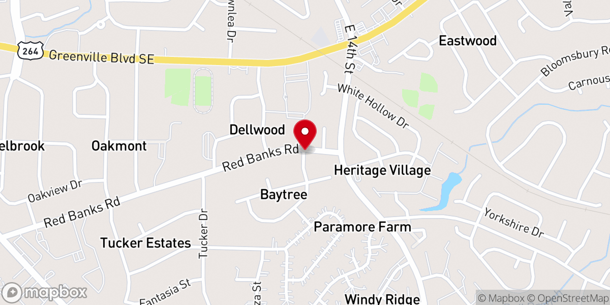 Map showing location of Servant Leadership Ministries Inc
