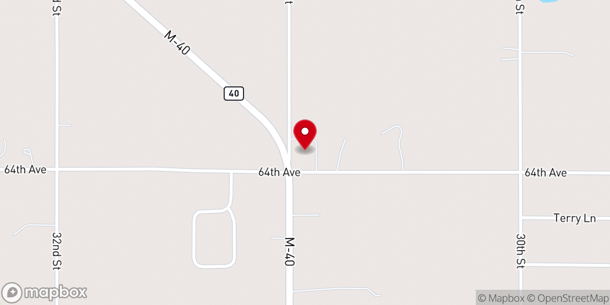 Map showing location of St Paul's United Methodist Church
