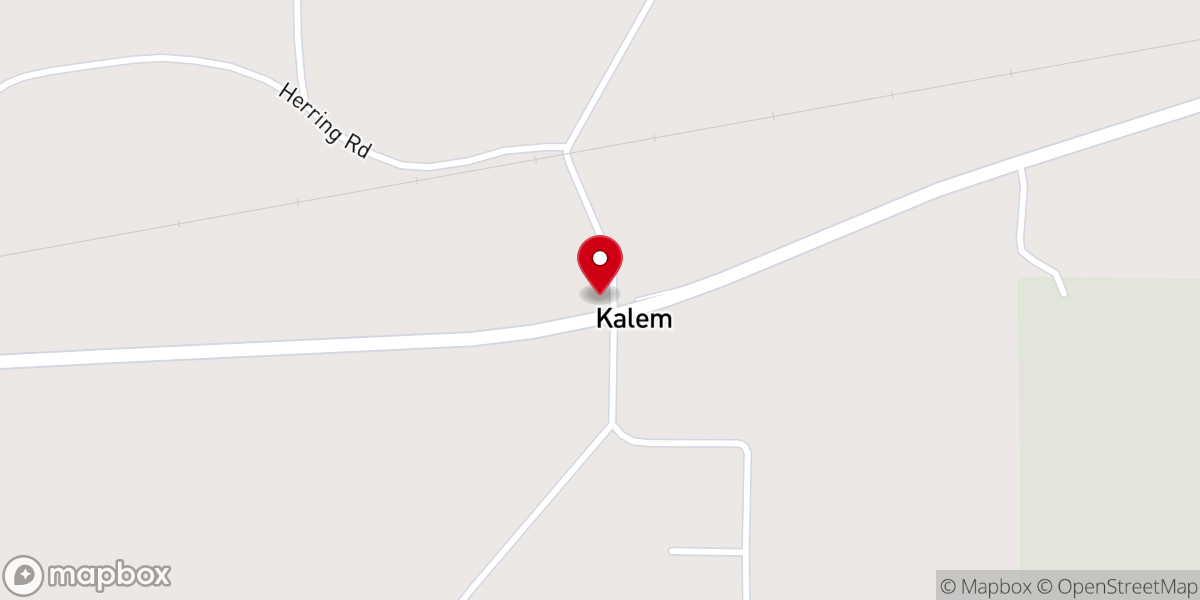 Map showing location of Kalem Community Church