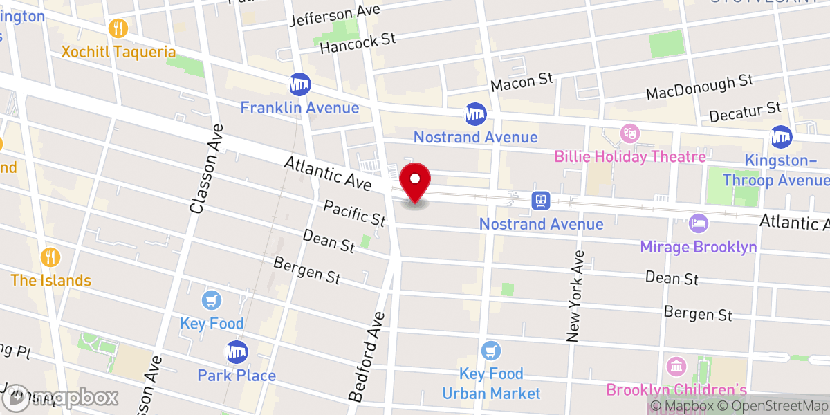 Map showing location of St. Bartholomew's Church⛪