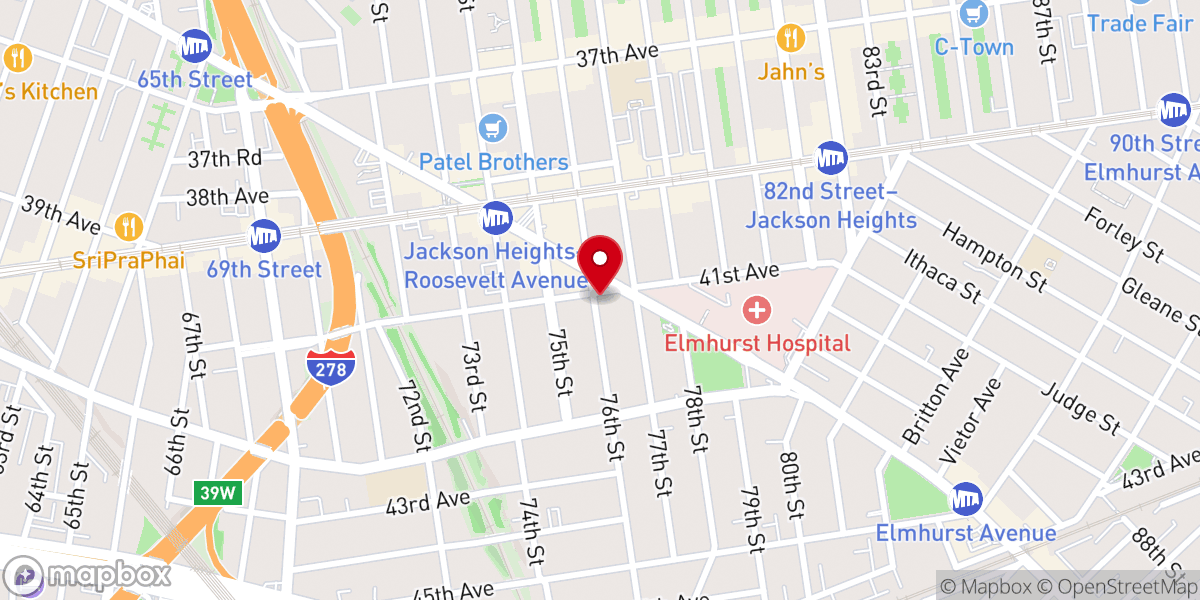 Map showing location of House Of Prayer Center Church