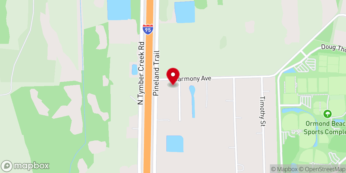 Map showing location of GracePointe Baptist Church