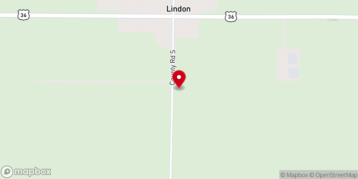 Map showing location of Baptist Country Chapel