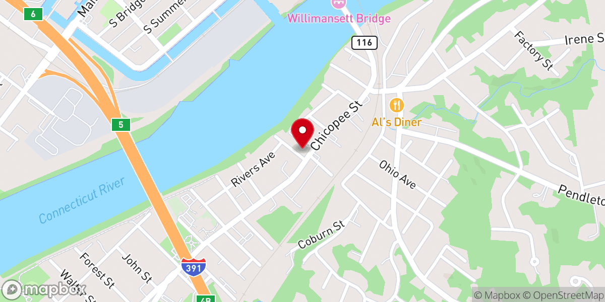 Map showing location of Templo Pentecostal Fuego Inc
