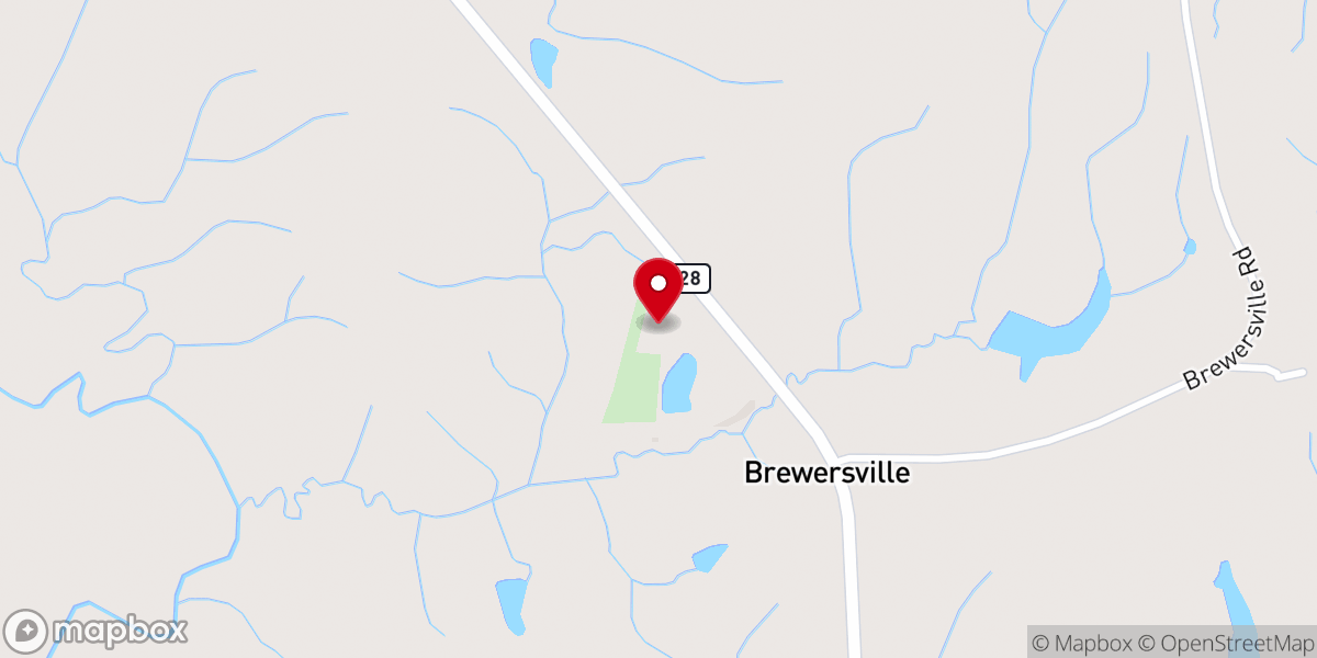 Map showing location of Christian Valley Baptist Church