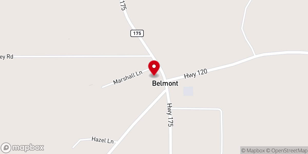 Map showing location of Union Baptist Church