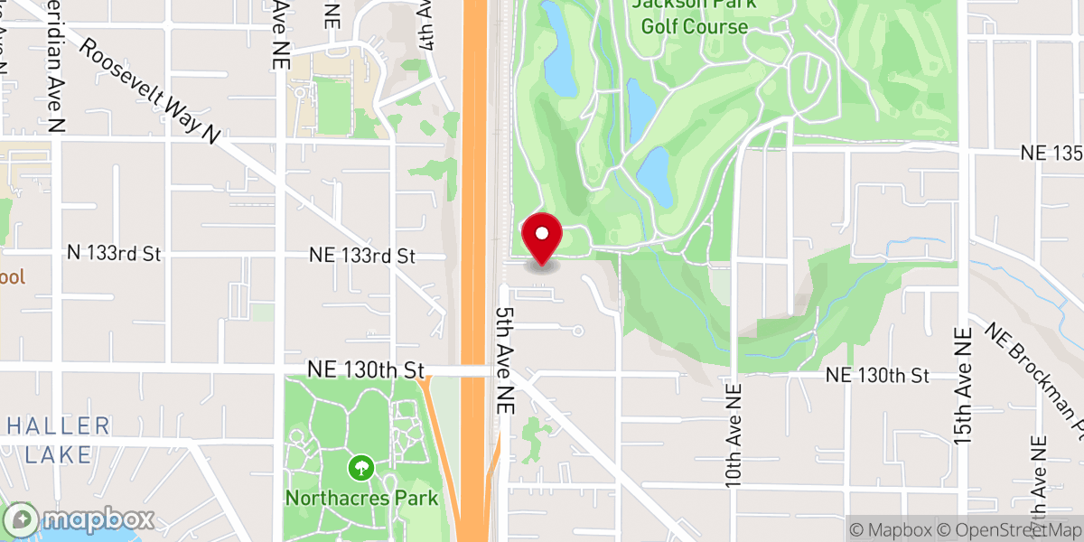 Map showing location of North Seattle Church of the Nazarene