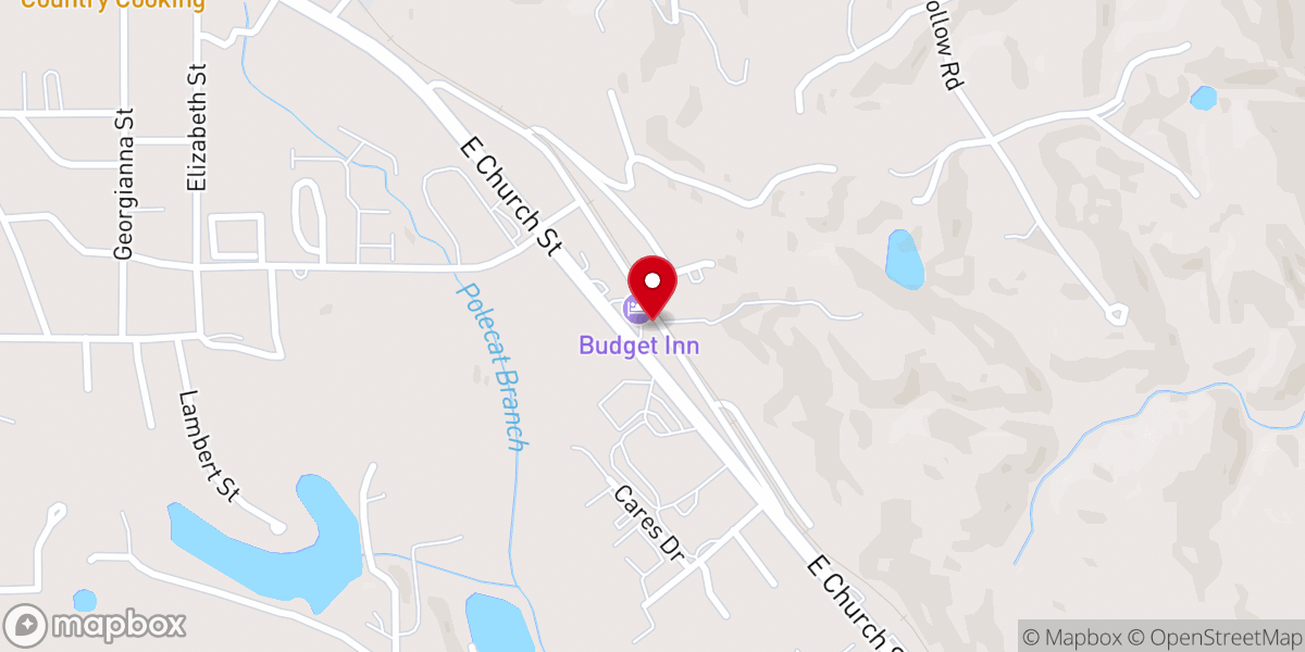 Map showing location of Creekside Messianic fellowship