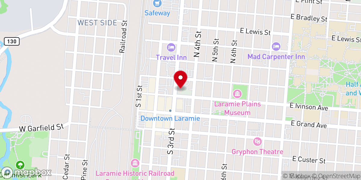 Map showing location of St. Matthew's Episcopal Church