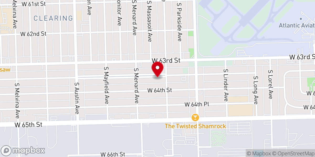 Map showing location of Resurrection United Methodist Church