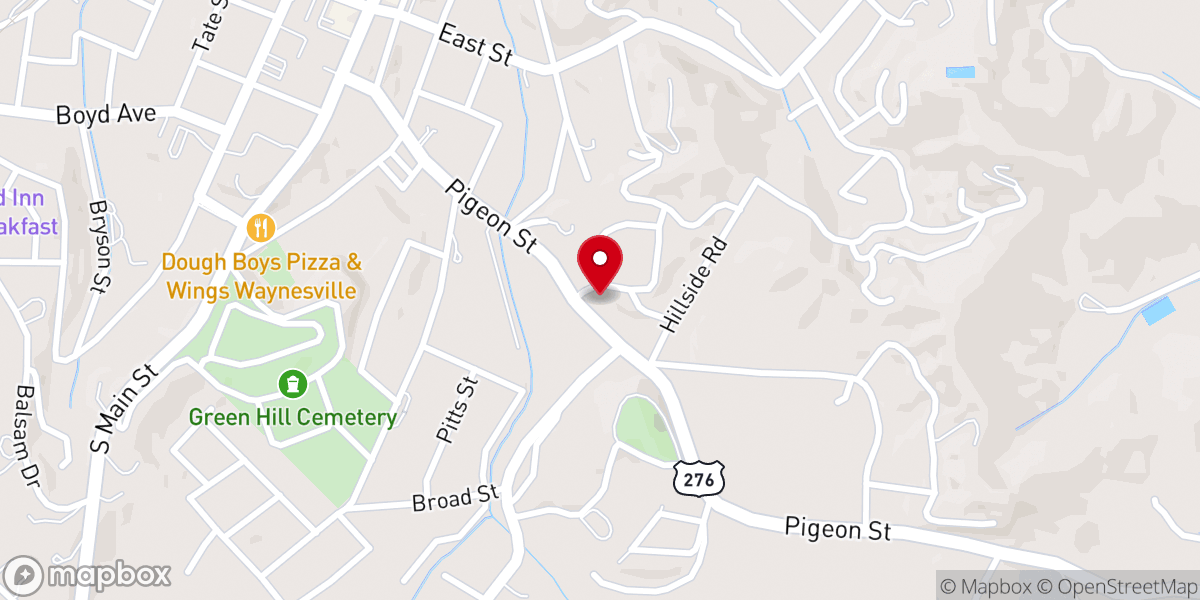Map showing location of Creative Thought Center