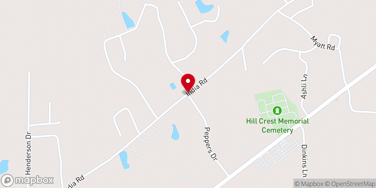Map showing location of Nelson Creek Christ Chapel