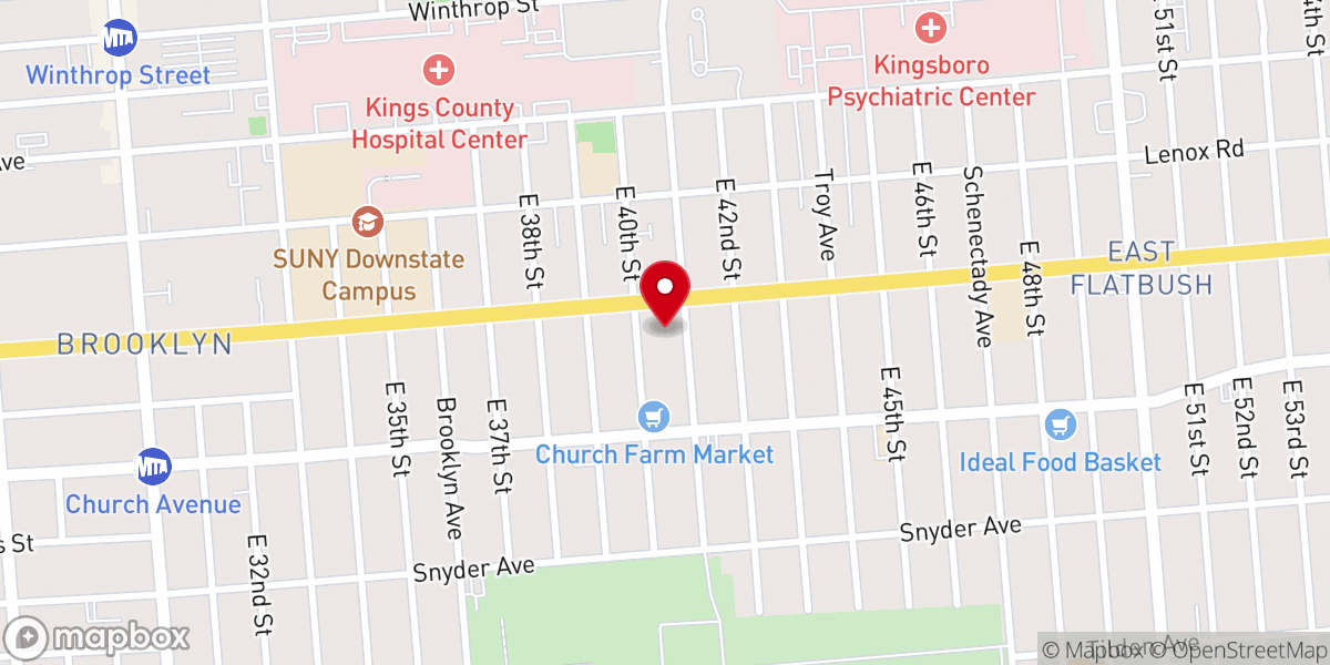 Map showing location of Saint Catherine of Genoa Roman Catholic Church