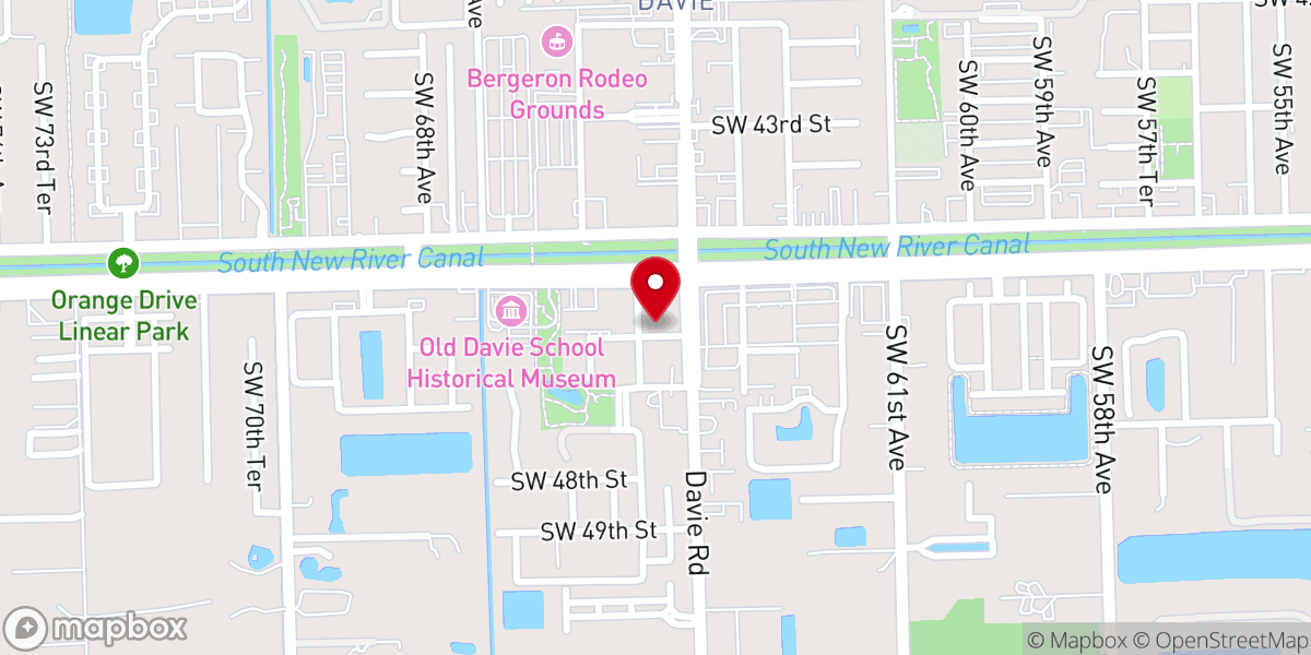 Map showing location of Shrine of Saint Philomena