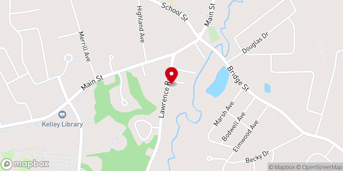 Map showing location of First Congregational Church of Salem, NH