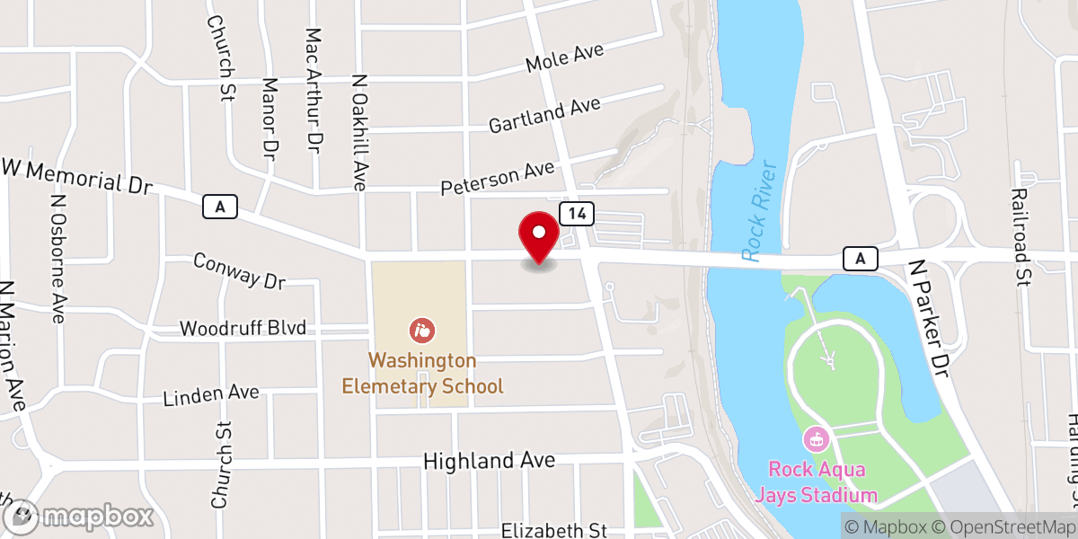 Map showing location of Redeemed Christian Counseling