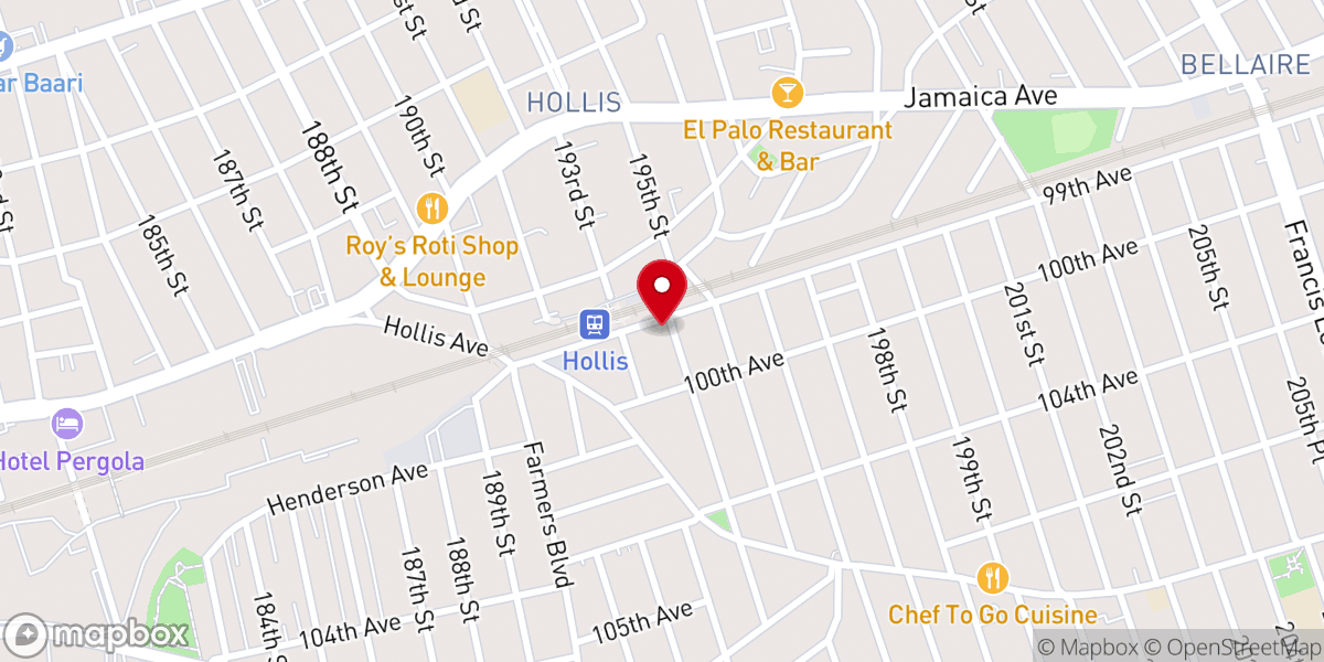 Map showing location of Pilgrim Pentecostal Church
