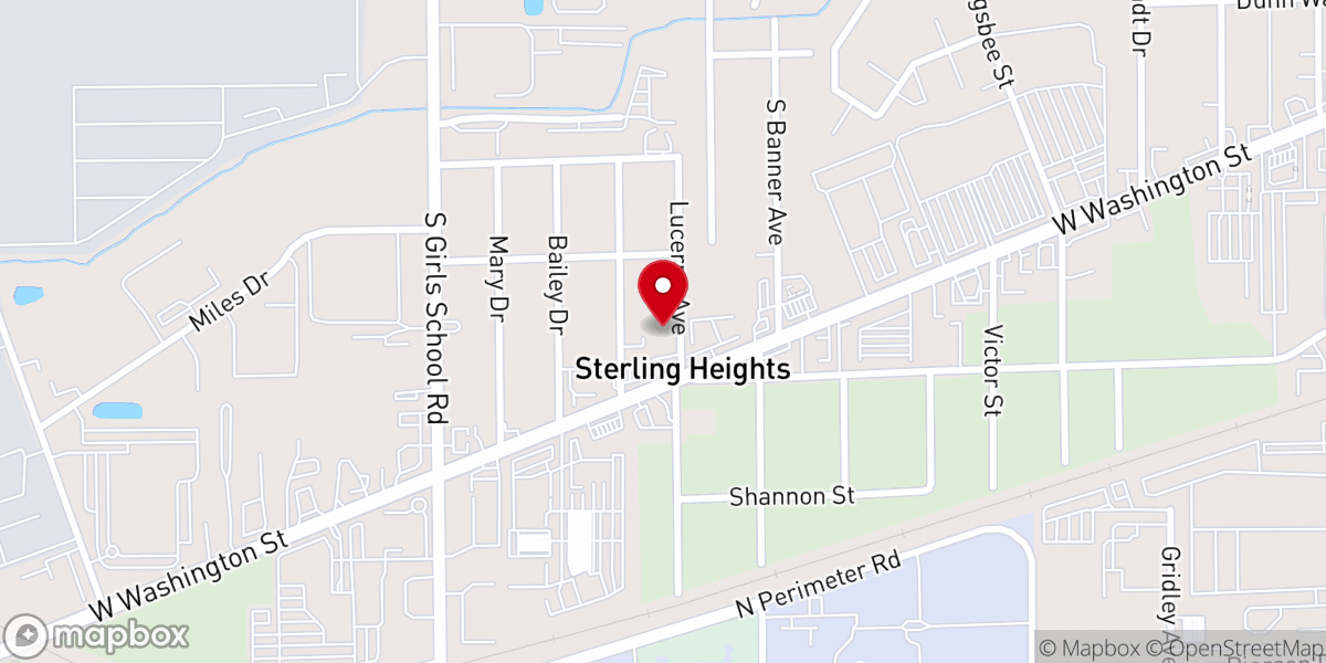 Map showing location of Indianapolis Westside Seventh-day Adventist Church