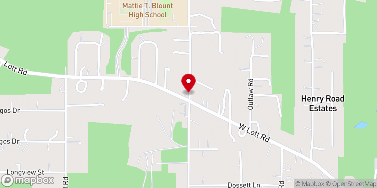 Map showing location of Indian Springs Church