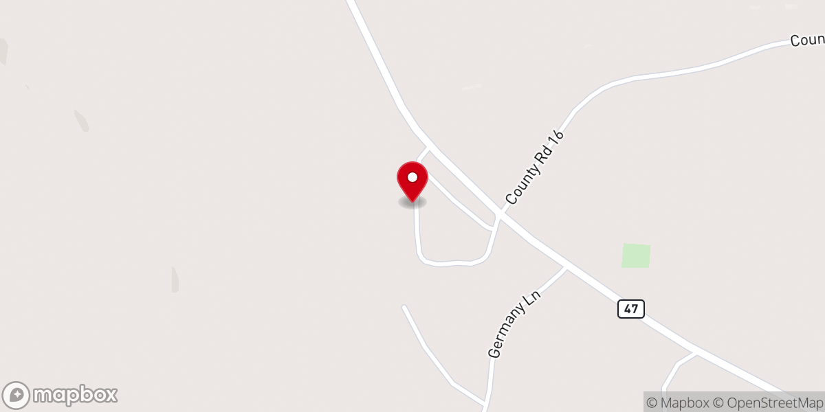 Map showing location of Sweet Pilgrim Church