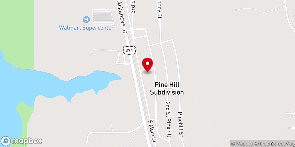Map showing location of Destiny Church at Springhill