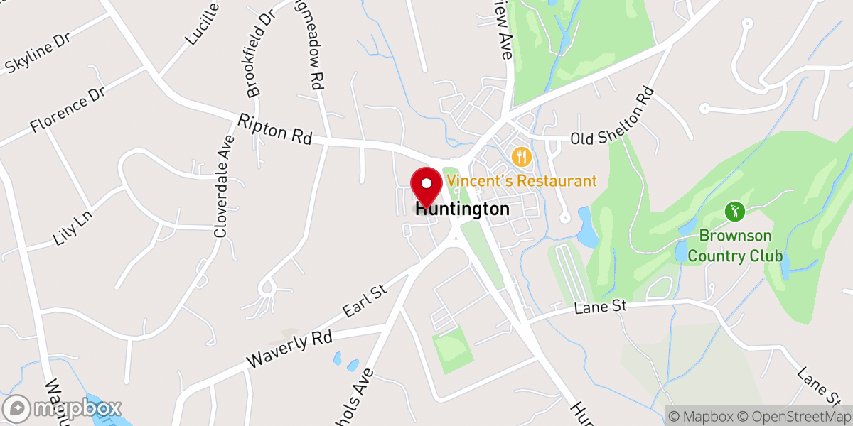 Map showing location of St Paul's Episcopal Church
