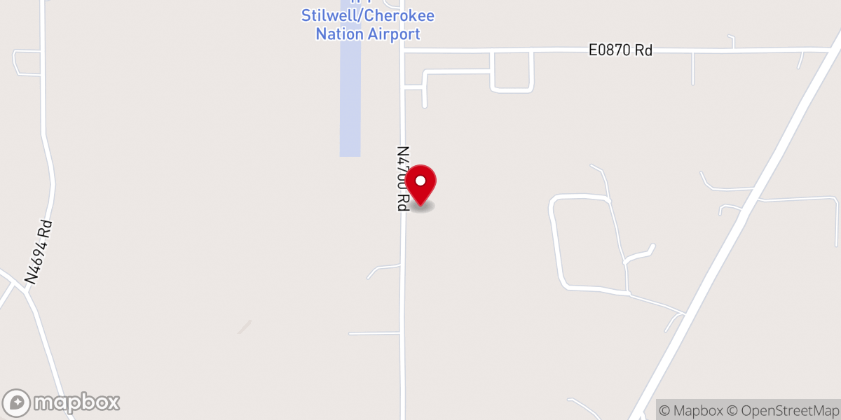 Map showing location of Cherry Tree Church