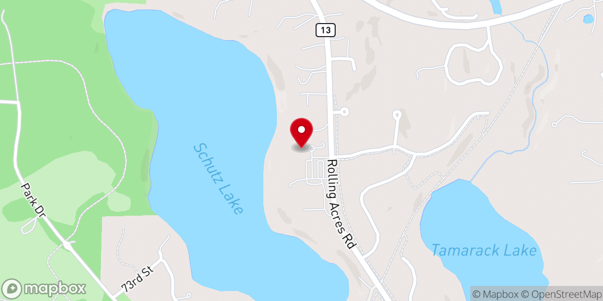 Map showing location of Mount Olivet Lutheran Church West Campus
