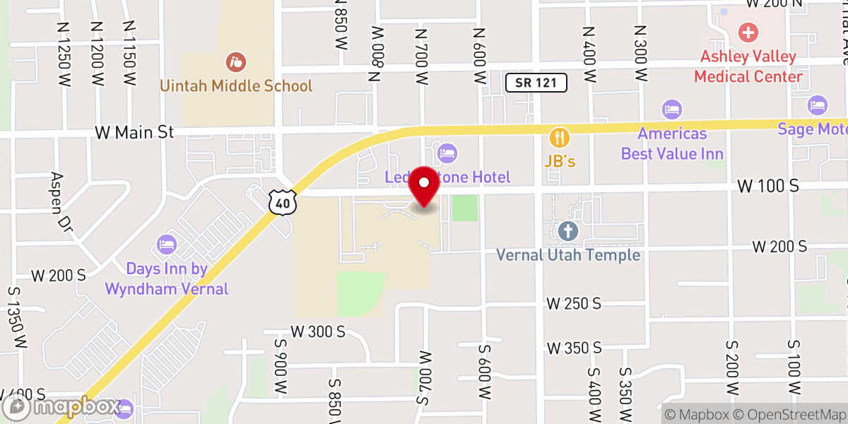 Map showing location of Sent Life Fellowship