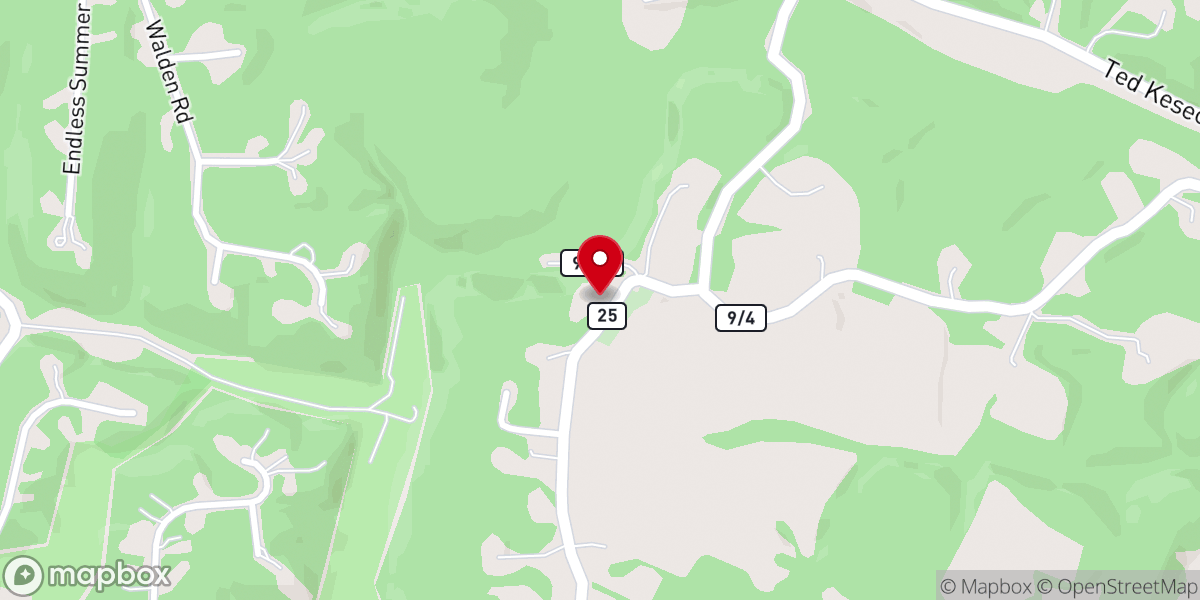 Map showing location of Grace Point Church