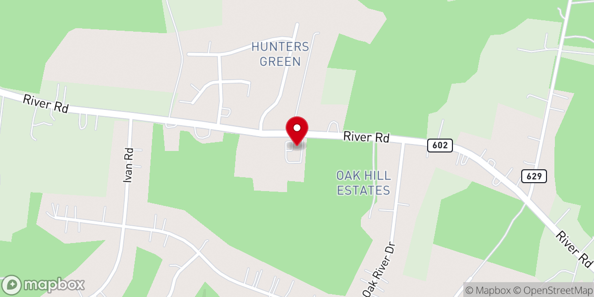Map showing location of Wesley Chapel United Methodist Church