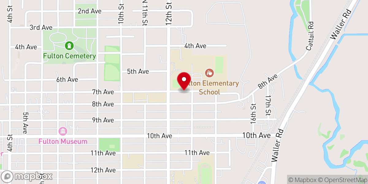 Map showing location of Focal Point Ministries