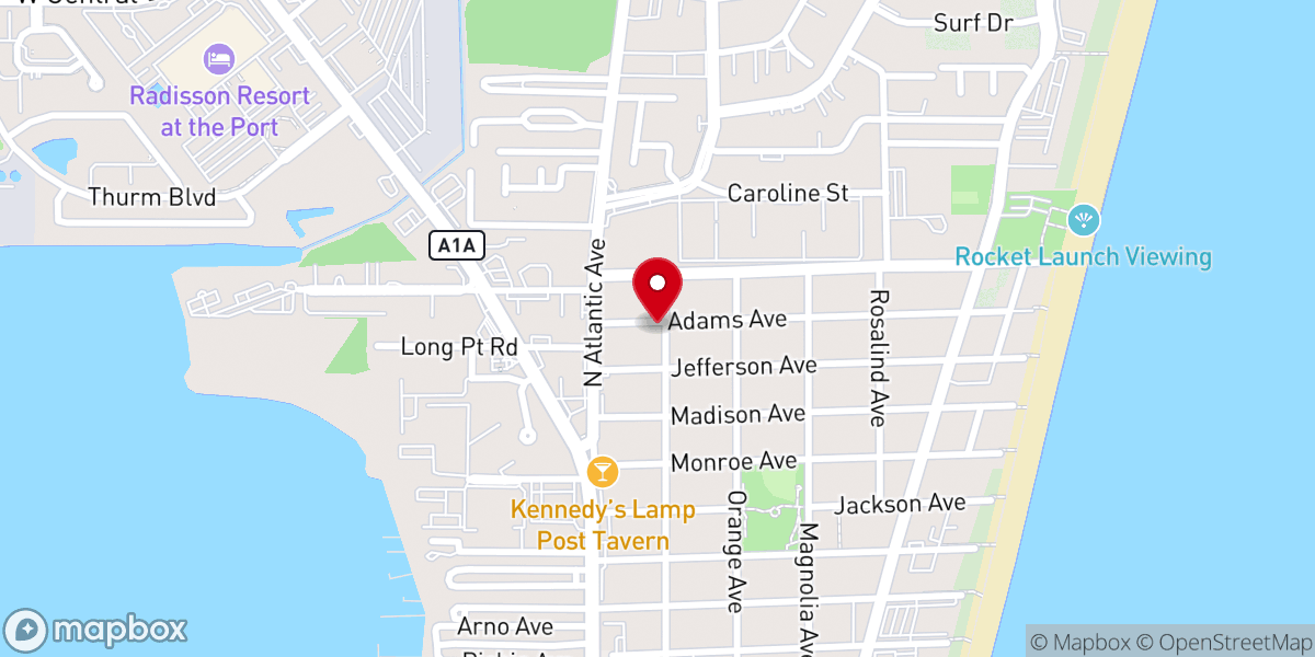 Map showing location of Joy Outreach