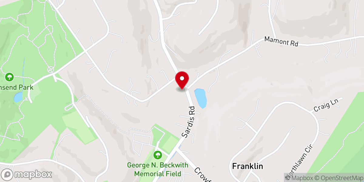 Map showing location of East Suburban Unitarian Universalist Church